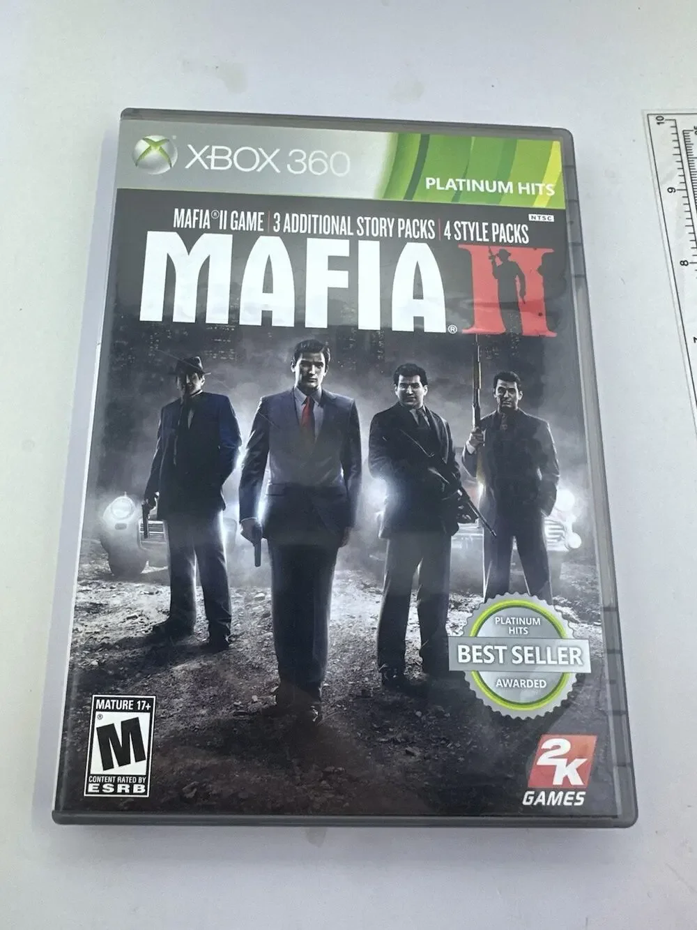 Platinum Hits Mafia II 2 Xbox 360 Complete W/Manual, Map & Both Discs